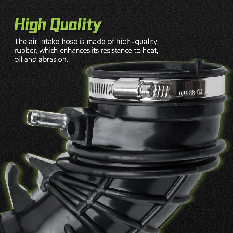 VINMS 17228-PNE-G00 Engine Air Intake Hose Tube With Clamps for 2002-2004 Honda CR-V 2.4L,2002-2006 Acura RSX 2.0L - Image 3